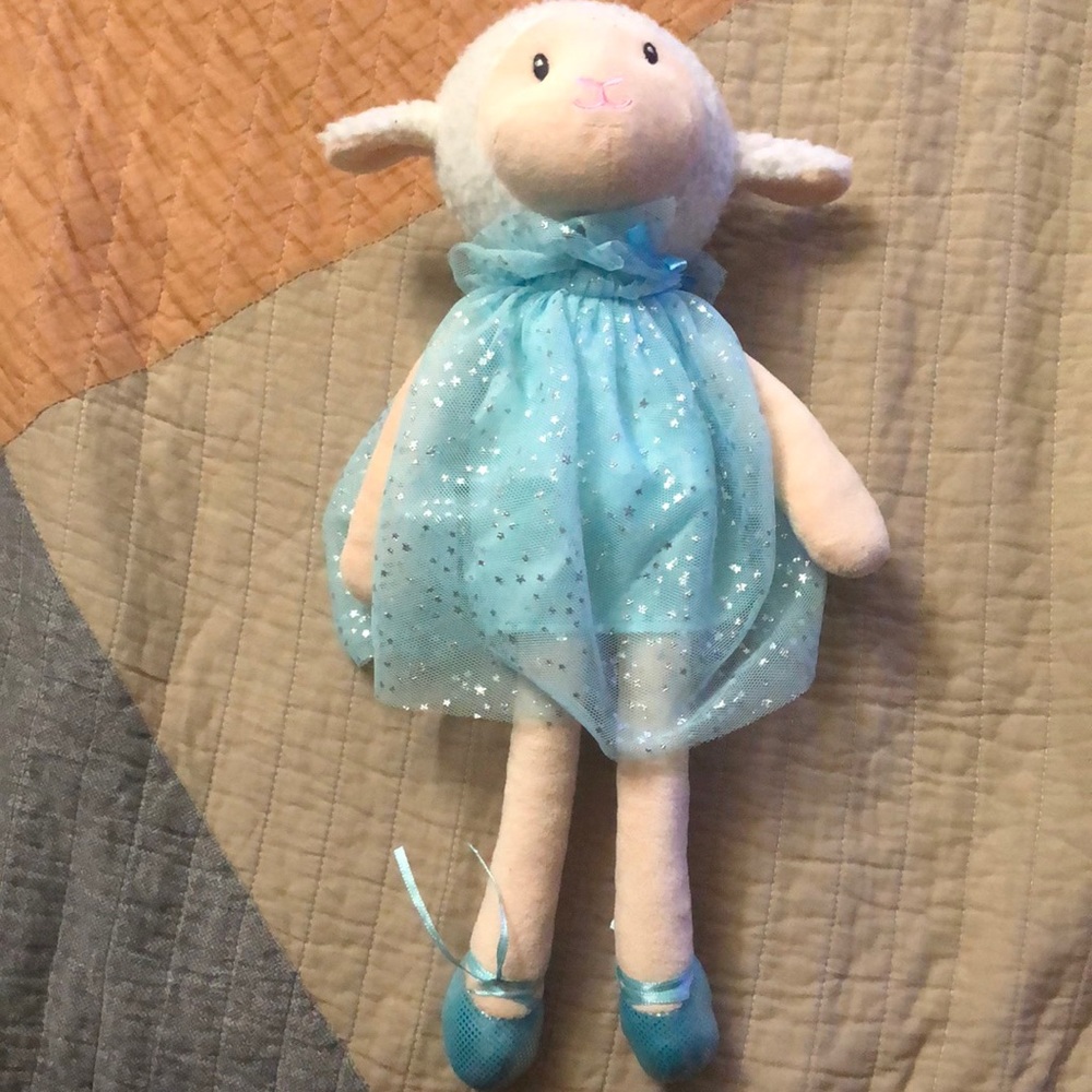 Ballerina sheep stuffed animal